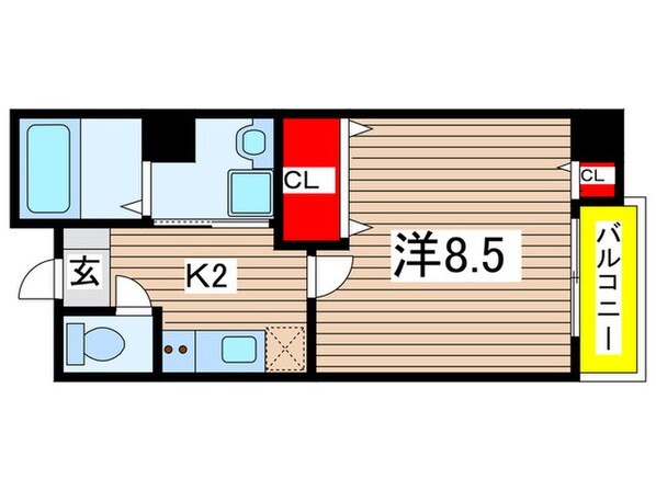 TNG tenjinの物件間取画像